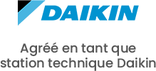 Agréé en tant que station technique Daikin