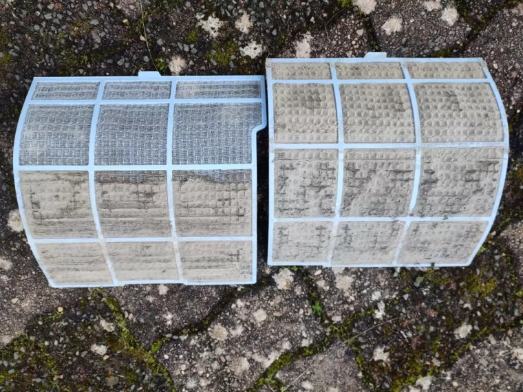 Vue Filtre avant nettoyage 2P2C Hitachi Ancenis