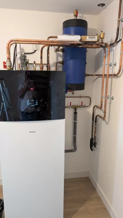 2P2C à réalisé la mise en service pompes à Chaleur Daikin vers Ligné.
