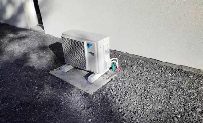 Mise en service d'une pompes à chaleur Daikin à Ancenis par 2P2C.