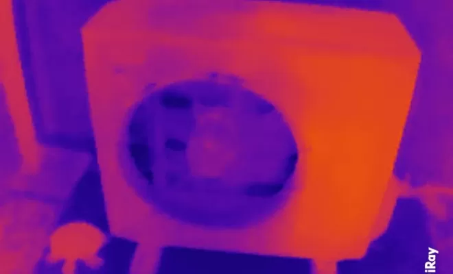 Vue PAC Daikin Caméra Thermique - 2P2C