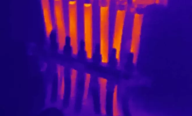 Vue départ plancher Daikin Caméra Thermique - 2P2C