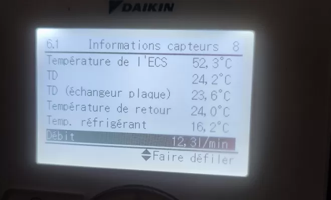 Entretien de pompe à chaleur Daikin à Mésanger.