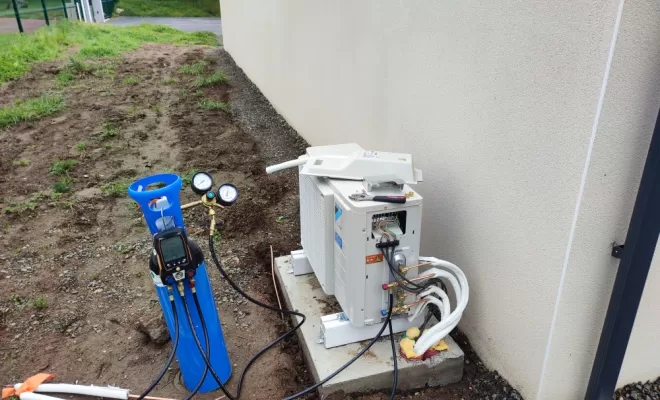 Mise en service d'une pompe à chaleur Daikin à Ancenis