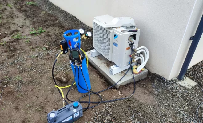 Mise en service d'une pompe à chaleur Daikin à Ancenis