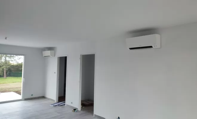 Mise en service d'une pompe à chaleur Daikin à Ancenis