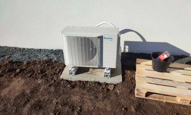 Mise en service d’une climatisation Daikin à Ancenis par 2P2C.