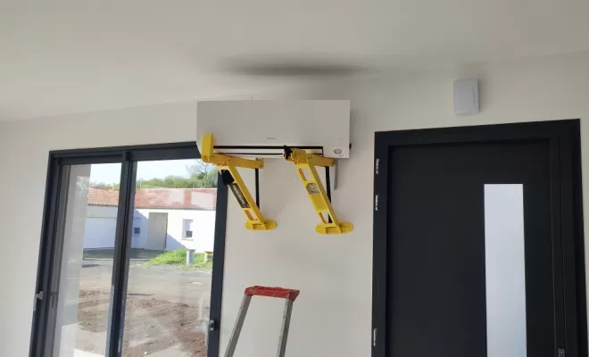 Mise en service d’une climatisation Daikin à Ancenis par 2P2C.