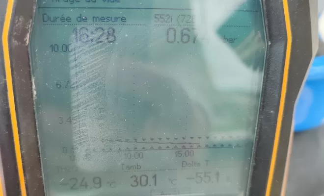 Mise en service d’une climatisation Daikin à Ancenis par 2P2C.
