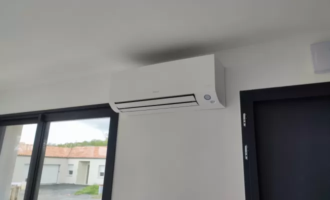 Mise en service d’une climatisation Daikin à Ancenis par 2P2C.