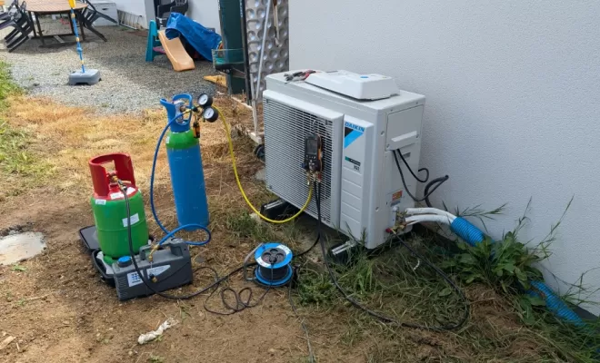 2P2C à réalisé un dépannage sur une pompe à chaleur Daikin vers Mauges sur Loire.