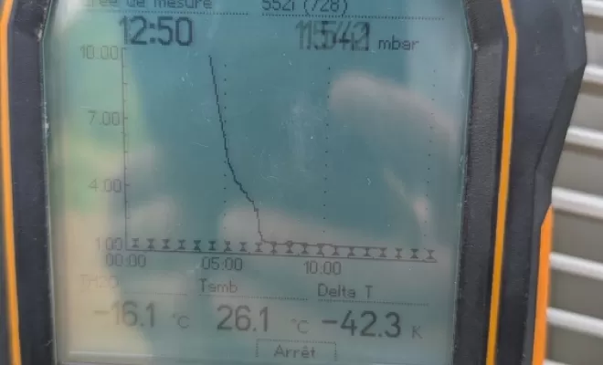 2P2C à réalisé un dépannage sur une pompe à chaleur Daikin vers Mauges sur Loire.