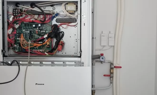 2P2C à réalisé un dépannage sur une pompe à chaleur Daikin vers Mauges sur Loire.