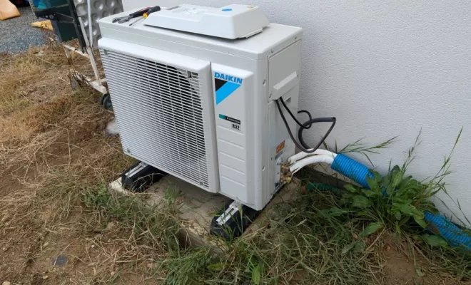2P2C à réalisé un dépannage sur une pompe à chaleur Daikin vers Mauges sur Loire.
