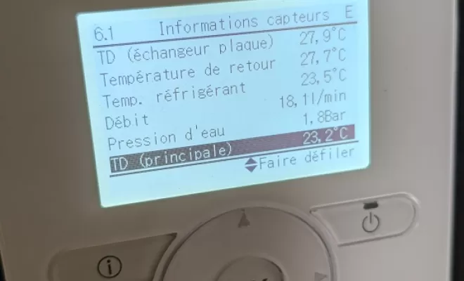 2P2C à réalisé l'entretien d'une pompe à chaleur Daikin à Chalonnes sur Loire.