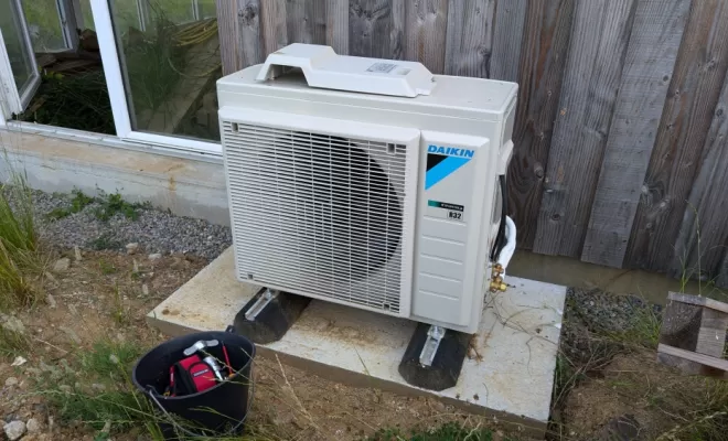 2P2C à réalisé la mise en service pompes à Chaleur Daikin vers Ligné.