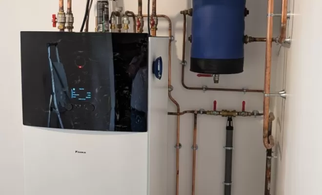 2P2C à réalisé la mise en service pompes à Chaleur Daikin vers Ligné.