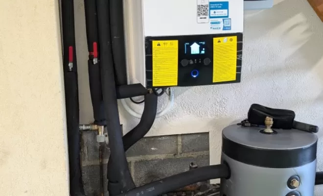 2P2C à réalisé la mise en service pompes à Chaleur Daikin vers Angers.