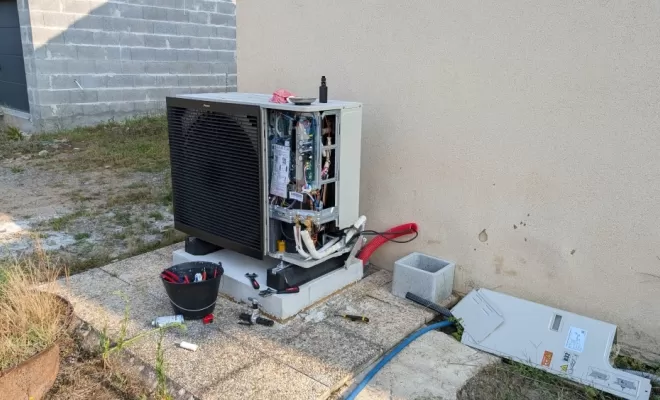2P2C à réalisé la mise en service pompes à Chaleur Daikin vers Ancenis.